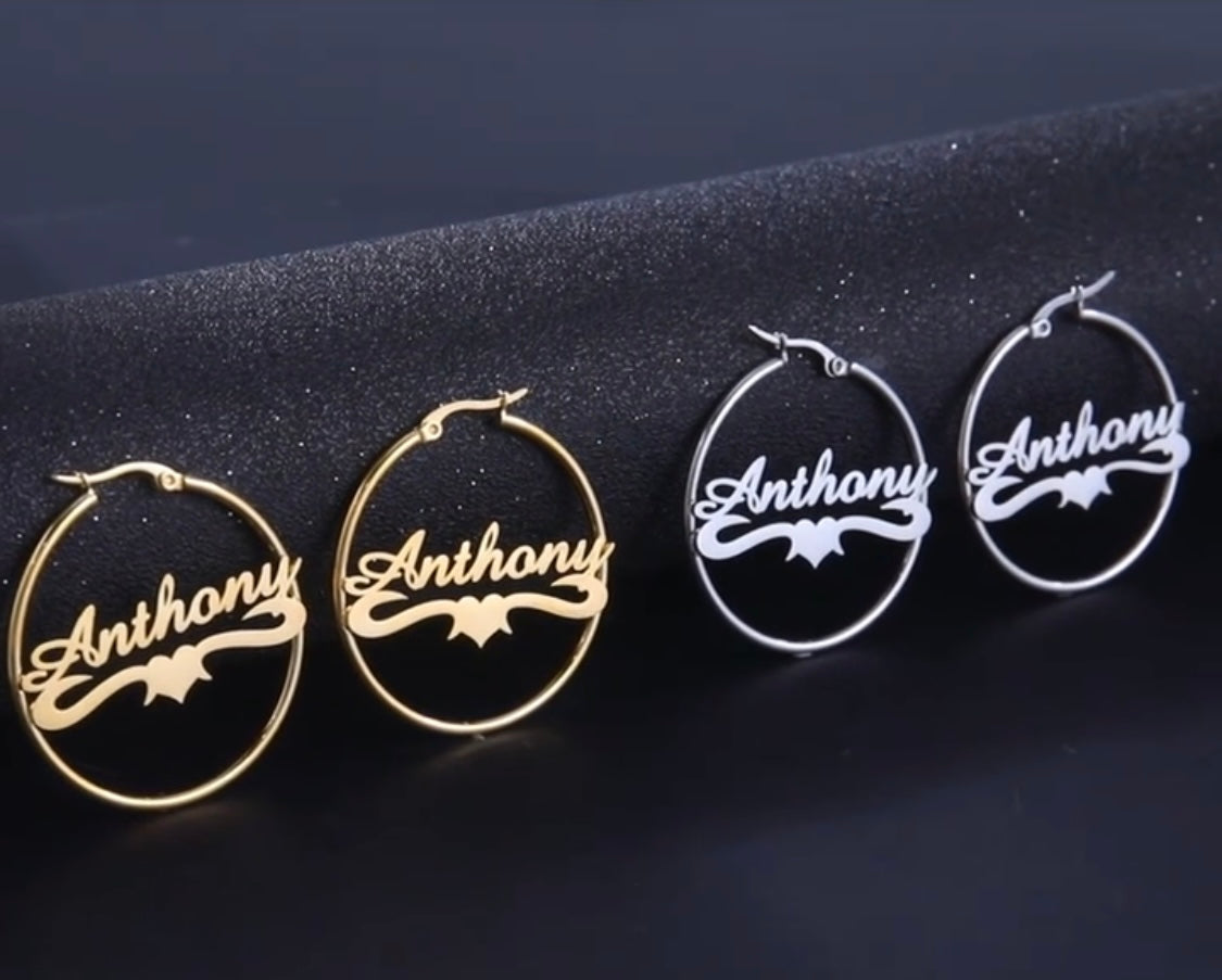 Custom Hoop Earrings